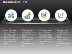 Dollar suitcase bar graph line chart growth analysis ppt icons graphics
