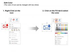 Download upload add delete mails ppt icons graphics