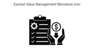 Earned Value Management Monotone Icon In Powerpoint Pptx Png And Editable Eps Format