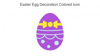 Easter Egg Decoration Colored Icon In Powerpoint Pptx Png And Editable Eps Format