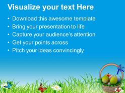Easter holiday eggs basket to gift powerpoint templates ppt backgrounds for slides