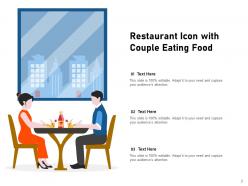 Eating Icon Restaurant Representing Schedule Individual