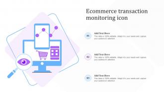 Ecommerce Transaction Monitoring Icon