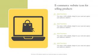 Ecommerce Website Icon For Selling Products