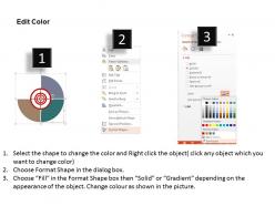 Ee circle chart with travel icons flat powerpoint design