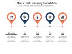Effects bad company reputation ppt powerpoint presentation icon smartart cpb