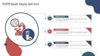 EGFR Liquid Biopsy Test Icon Ppt Slide