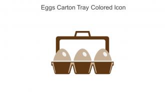 Eggs Carton Tray Colored Icon In Powerpoint Pptx Png And Editable Eps Format