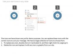 Ej six staged finance icons for process control flat powerpoint design