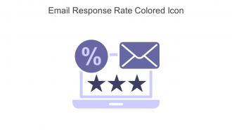 Email Response Rate Colored Icon In Powerpoint Pptx Png And Editable Eps Format