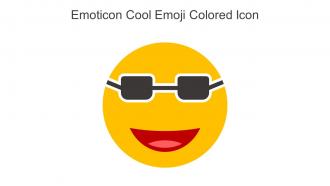 Emoticon Cool Emoji Colored Icon In Powerpoint Pptx Png And Editable Eps Format