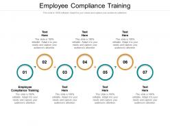 Employee compliance training ppt powerpoint presentation icon clipart cpb