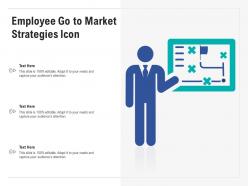 Employee go to market strategies icon