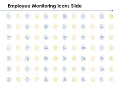 Employee monitoring icons slide checklist growth d48 ppt powerpoint presentation model show