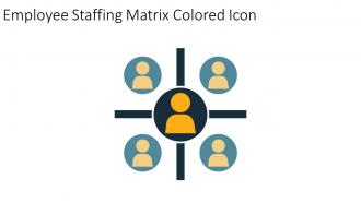 Employee Staffing Matrix Colored Icon In Powerpoint Pptx Png And Editable Eps Format