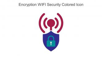 Encryption WIFI Security Colored Icon In Powerpoint Pptx Png And Editable Eps Format