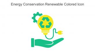 Energy Conservation Renewable Colored Icon In Powerpoint Pptx Png And Editable Eps Format