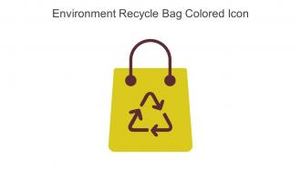 Environment Recycle Bag Colored Icon In Powerpoint Pptx Png And Editable Eps Format