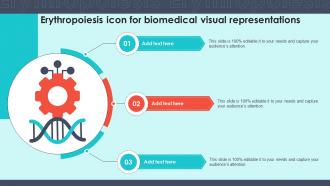 Erythropoiesis Icon For Biomedical Visual Representations PPT Template