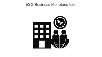 ESG Business Monotone Icon In Powerpoint Pptx Png And Editable Eps Format