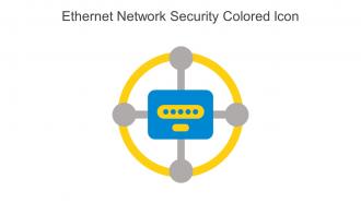 Ethernet Network Security Colored Icon In Powerpoint Pptx Png And Editable Eps Format