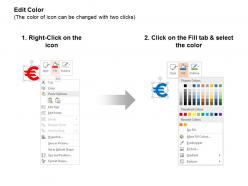 Euro pound yen dollar currencies ppt icons graphics