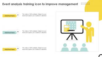 Event Analysis Training Icon To Improve Management