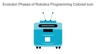 Evolution Phases Of Robotics Programming Colored Icon In Powerpoint Pptx Png And Editable Eps Format