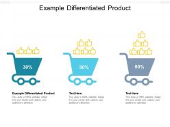 Example differentiated product ppt powerpoint presentation icon demonstration cpb