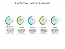 Exothermic reaction examples ppt powerpoint presentation icon show cpb