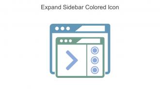 Expand Sidebar Colored Icon In Powerpoint Pptx Png And Editable Eps Format