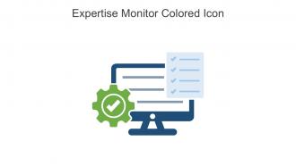 Expertise Monitor Colored Icon In Powerpoint Pptx Png And Editable Eps Format