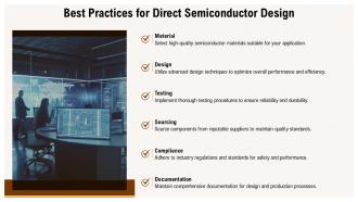 Exploring Direct Semiconductors Innovations And Applications PPT Slides ST AI Editable Ideas