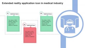 Extended Reality Application Icon In Medical Industry