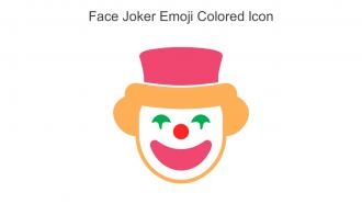 Face Joker Emoji Colored Icon In Powerpoint Pptx Png And Editable Eps Format