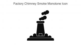 Factory Chimney Smoke Monotone Icon In Powerpoint Pptx Png And Editable Eps Format