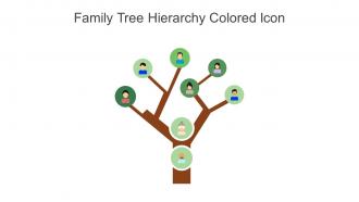 Family Tree Hierarchy Colored Icon In Powerpoint Pptx Png And Editable Eps Format