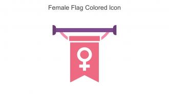 Female Flag Colored Icon In Powerpoint Pptx Png And Editable Eps Format