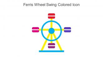 Ferris Wheel Swing Colored Icon In Powerpoint Pptx Png And Editable Eps Format