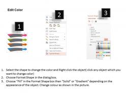 Fg four staged layout diagram with icons flat powerpoint design