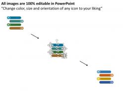Fg four tags technology icons process flow flat powerpoint design