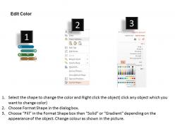 Fg four tags technology icons process flow flat powerpoint design