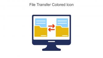 File Transfer Colored Icon In Powerpoint Pptx Png And Editable Eps Format