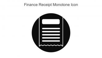 Finance Receipt Monotone Icon In Powerpoint Pptx Png And Editable Eps Format