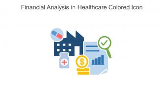 Financial Analysis In Healthcare Colored Icon In Powerpoint Pptx Png And Editable Eps Format