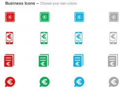 Financial banking solutions mobile transfer data representation ppt icons graphics
