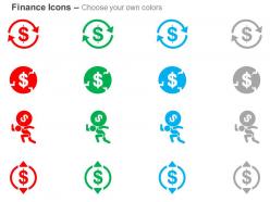 Financial cycle money growth crisis analysis ppt icons graphics