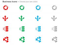 Financial figures analysis process arrows organizational chart ppt icons graphics