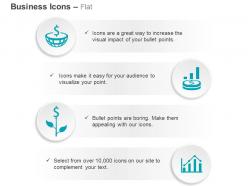Financial growth bar graph line chart ppt icons graphics
