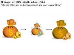 Financial icons powerpoint presentation slides db